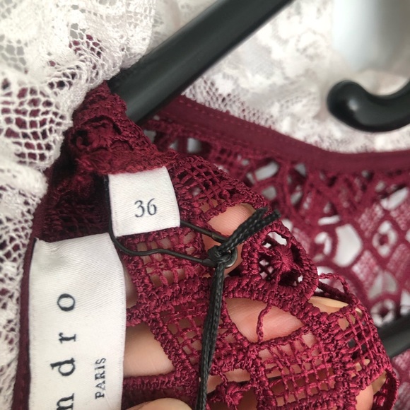 Sandro Paris Lace mini Dress - Picture 15 of 15